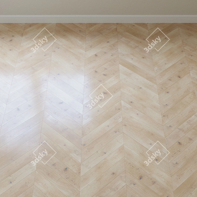 Senses Oak Sense Parquet Board 3D model image 4