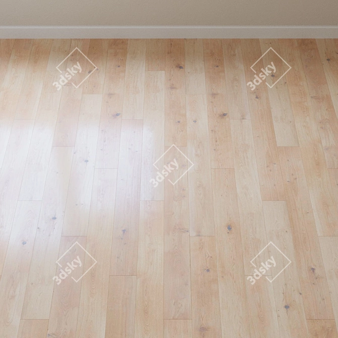 Gentle Oak Parquet: Barlinek Senses 3D model image 2