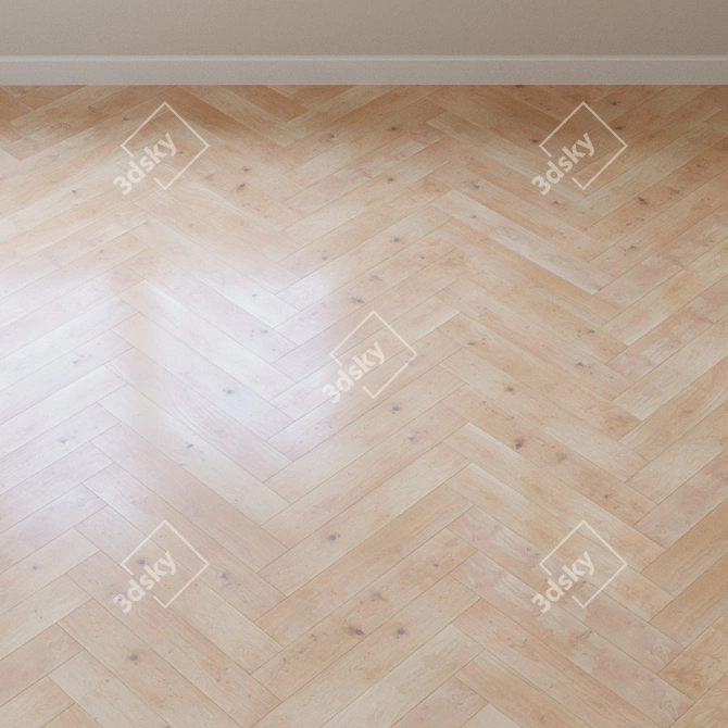 Gentle Oak Parquet: Barlinek Senses 3D model image 3