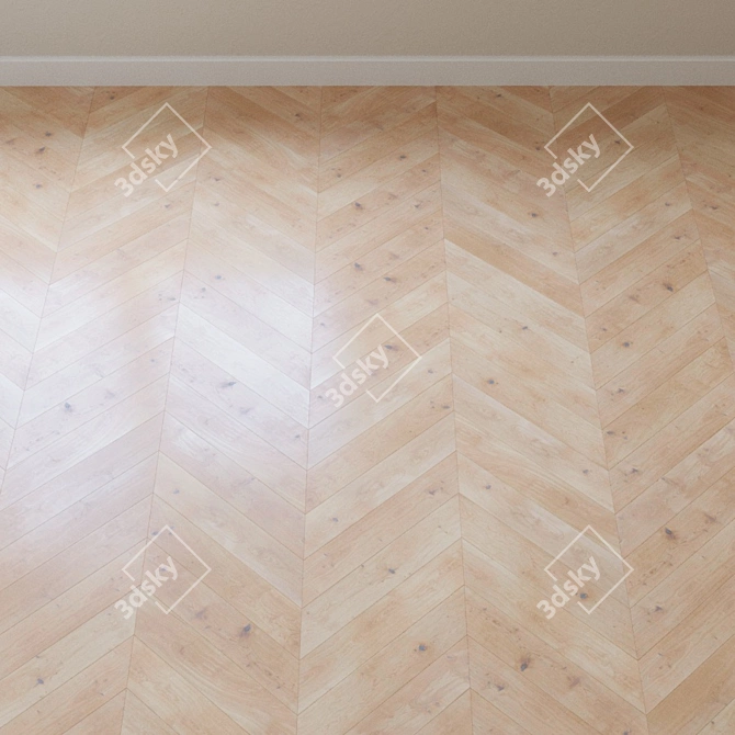 Gentle Oak Parquet: Barlinek Senses 3D model image 4