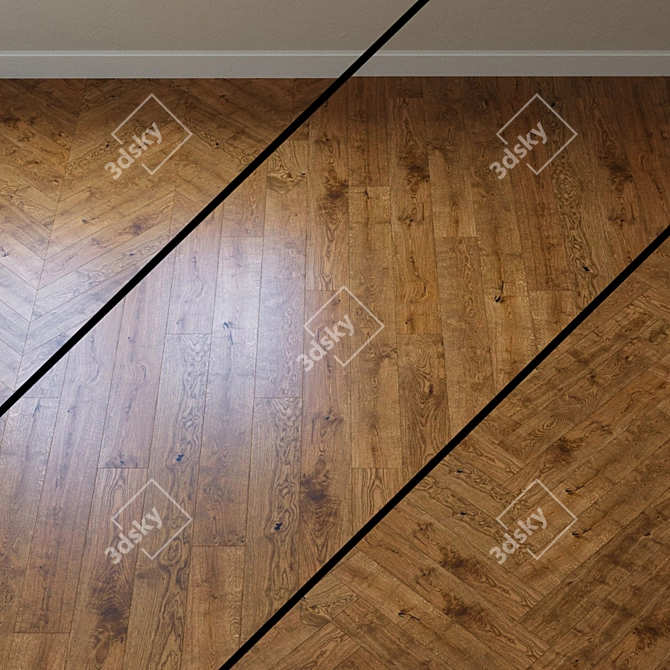 Barlinek Senses Still Oak Parquet 3D model image 1