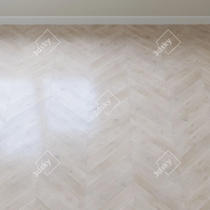 Tender Oak Parquet Board 3D model image 3