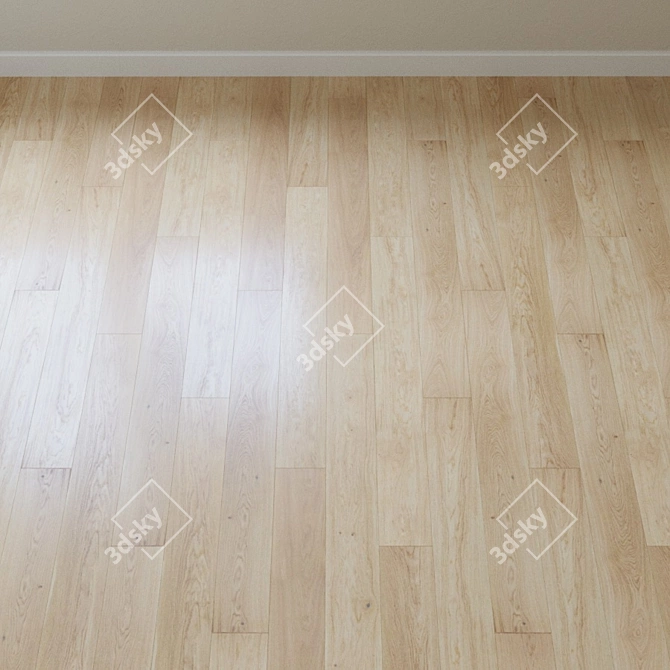 Oak Harmony Parquet Board 3D model image 2