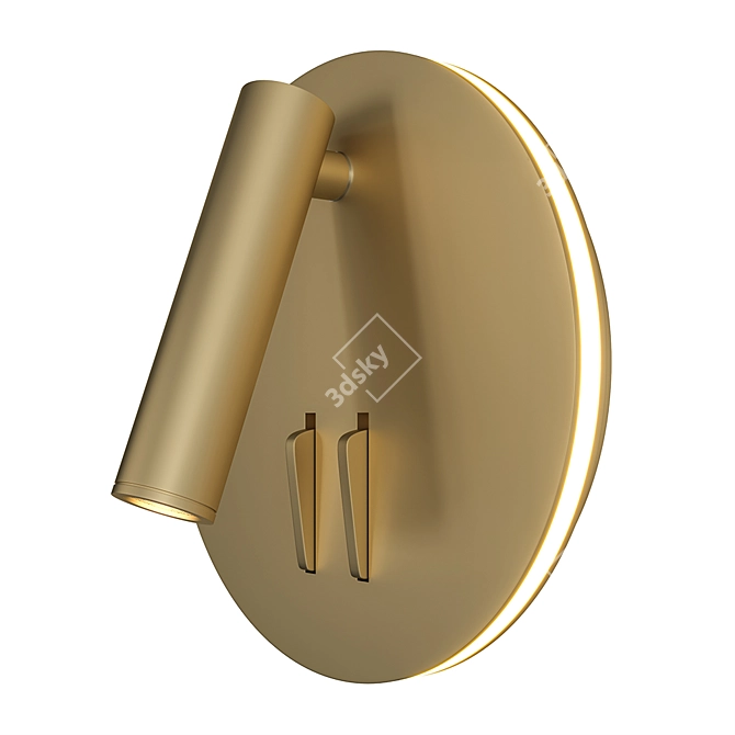 Maytoni Ios 176 Wall Lamp: Adjustable LED Lighting 3D model image 1