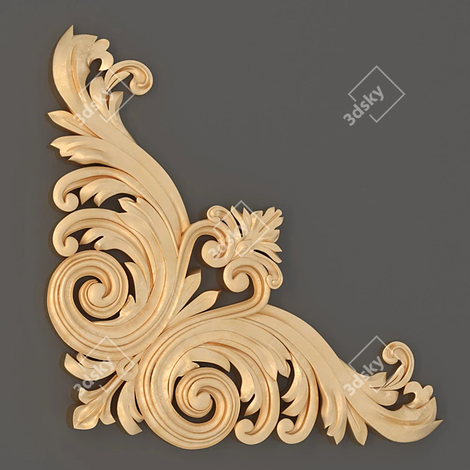 Elegant Decor Ornaments Set 3D model image 3