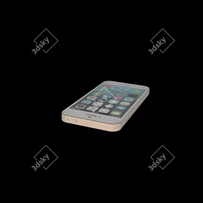 Polyphone iPhone 5s AR Game Model 3D model image 4