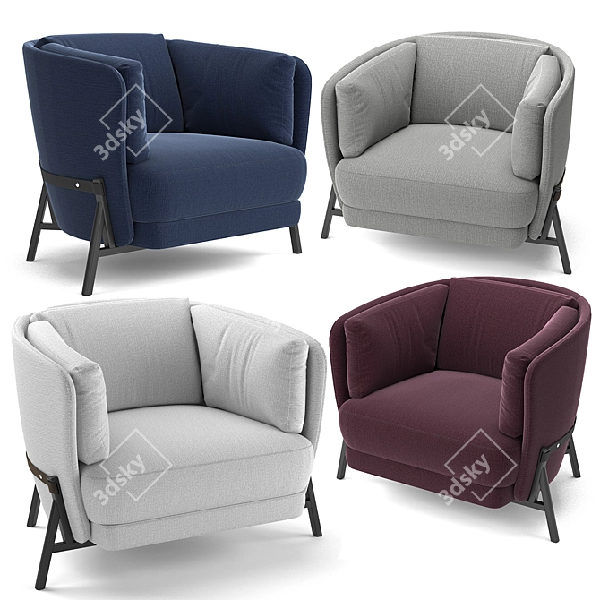 Comfort Cradle Armchair 3D model image 1