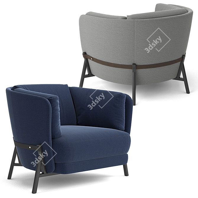 Comfort Cradle Armchair 3D model image 3