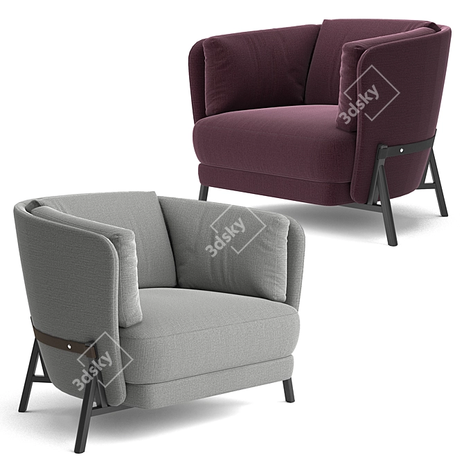 Comfort Cradle Armchair 3D model image 4