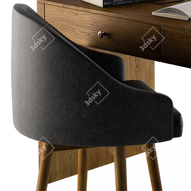 SleekWorkspace: Home Office 14 3D model image 4