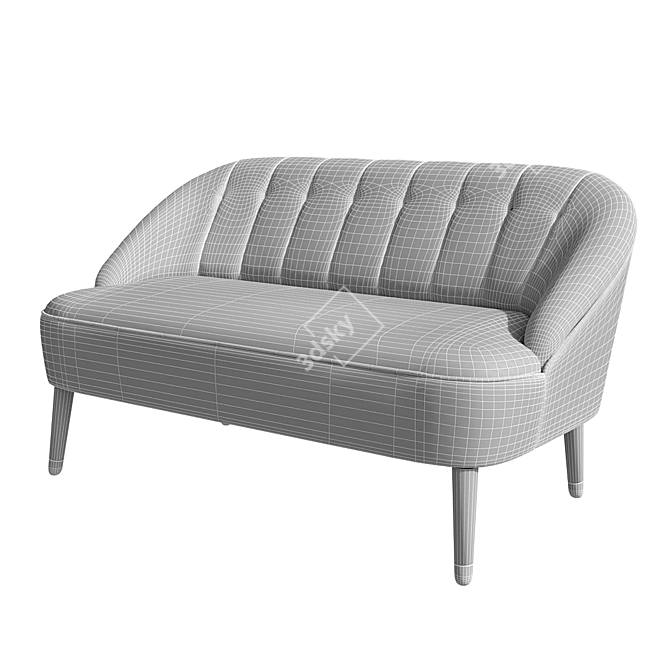 Modular Margot Sofa: Customizable & Stylish 3D model image 5