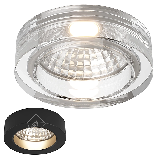 Lei Micro Lightstar: Versatile Recessed Spotlight 3D model image 1