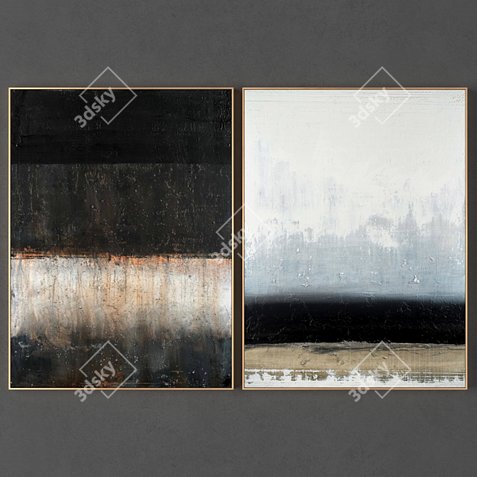 2-Frame Collection with Textures 3D model image 1