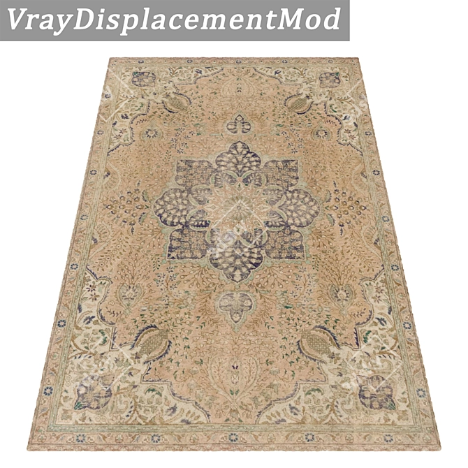 1961 Carpets Set: High-Quality Textures for Close & Distant Shots 3D model image 3