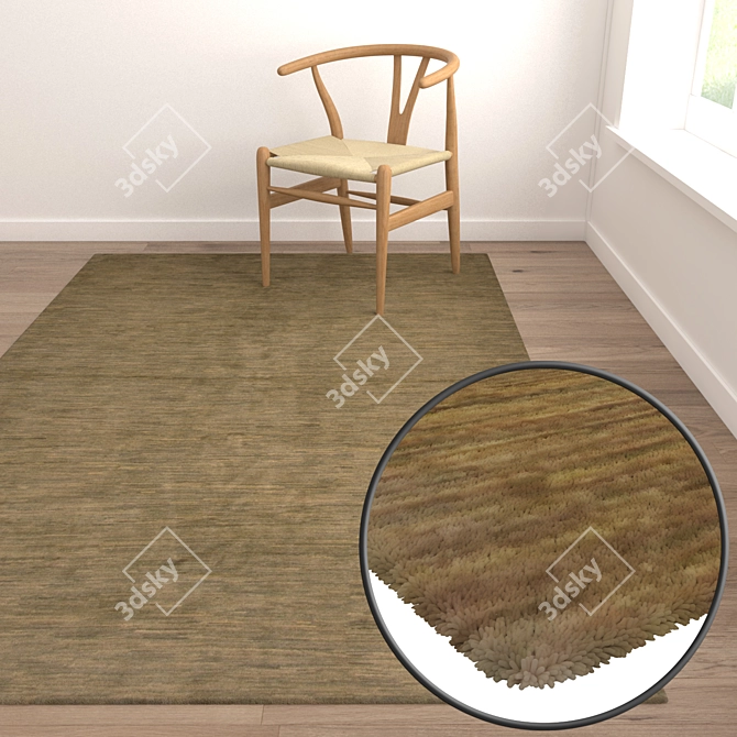 1963 Carpets Set - High Quality Textures & Multiple Variants 3D model image 5