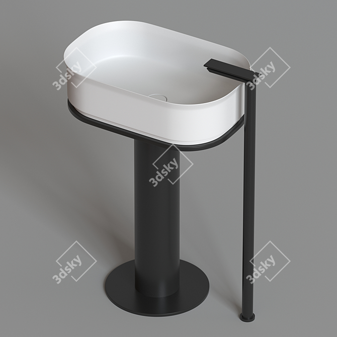 Agape Immersion Washbasin Set 3D model image 1