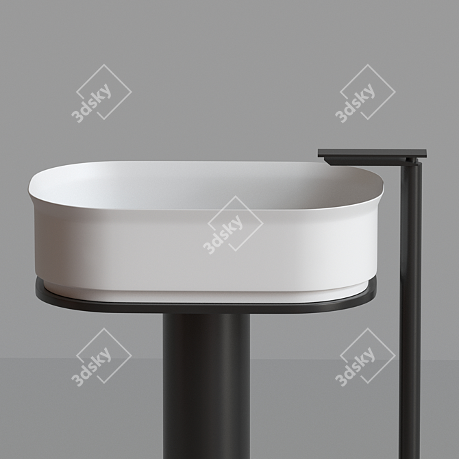 Agape Immersion Washbasin Set 3D model image 3