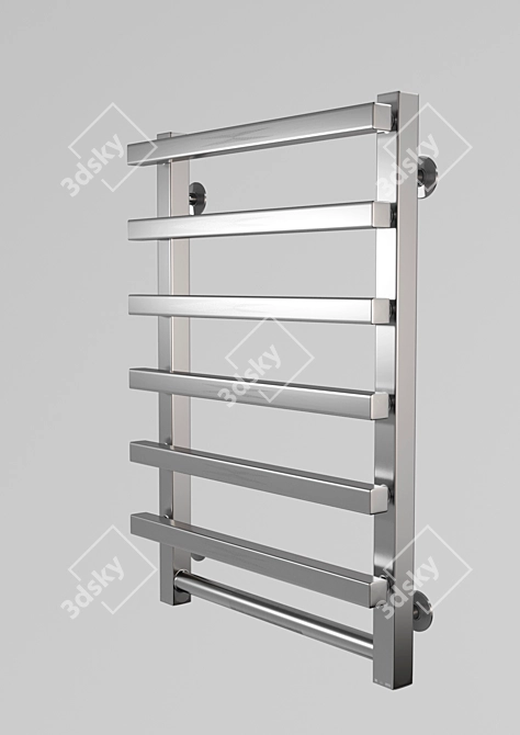 BOSFOR Mila Electric Heated Towel Rail 3D model image 2