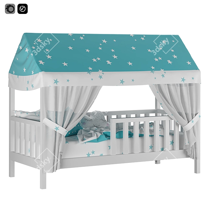 Dreamland Den Children's Bed 3D model image 1