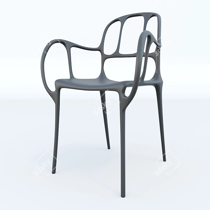 Stylish Magis Jaime Hayón Chair 3D model image 1