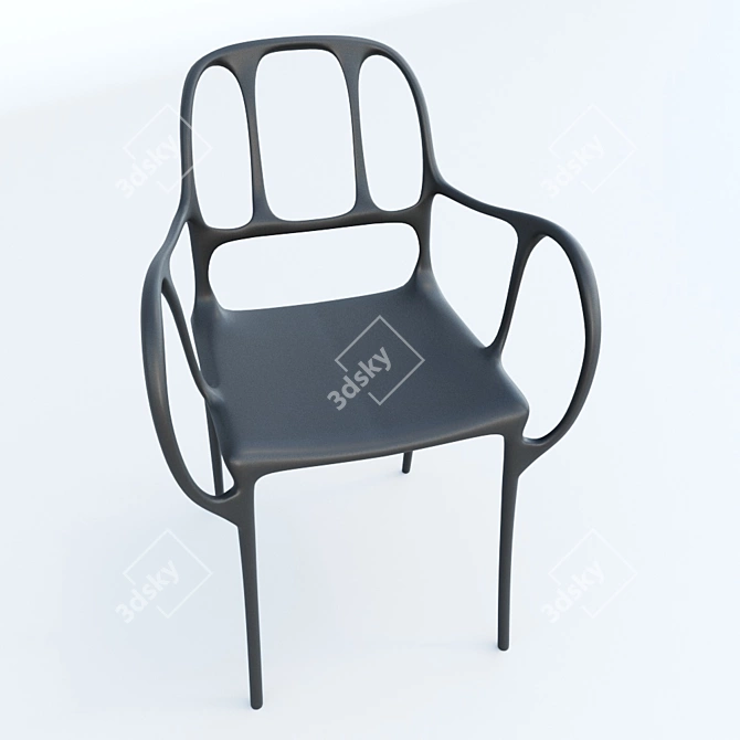 Stylish Magis Jaime Hayón Chair 3D model image 3