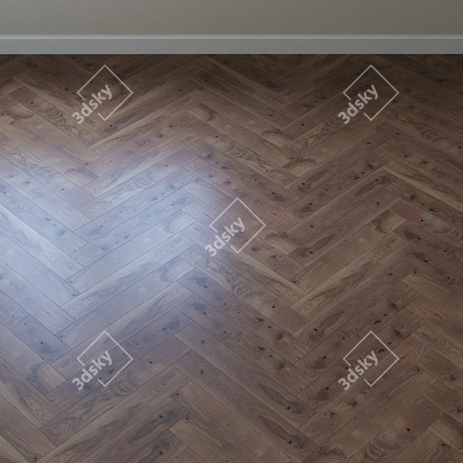 Olive Crostini Grande Oak Parquet 3D model image 3