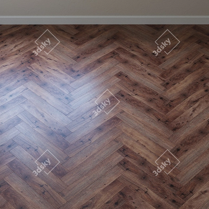 Waterproof Laminate AF6041: Durable, Elegant, Aquafloor 3D model image 4