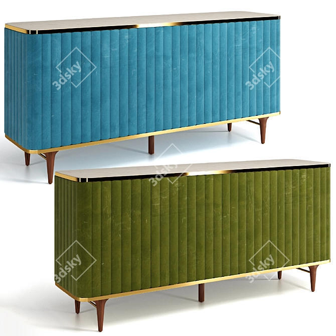 Modern Juneau Buffet with Sleek Design 3D model image 2