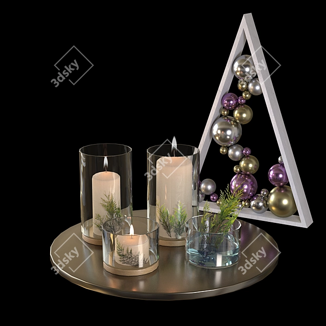 Elegant Decor Set: 3Ds Max, OBJ, FBX 3D model image 2