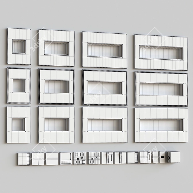 Legrand adorne: Versatile Modular Switch 3D model image 5