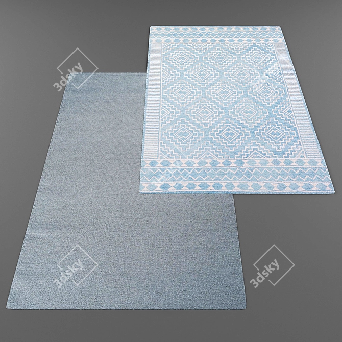 Modern Style Rug Collection 3D model image 3