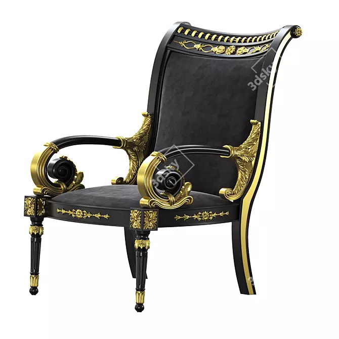 Modern 2015 Chair 3D model image 3
