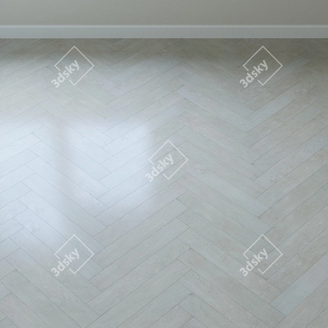 Aqua-Floor Locking PVC Tile 3D model image 3