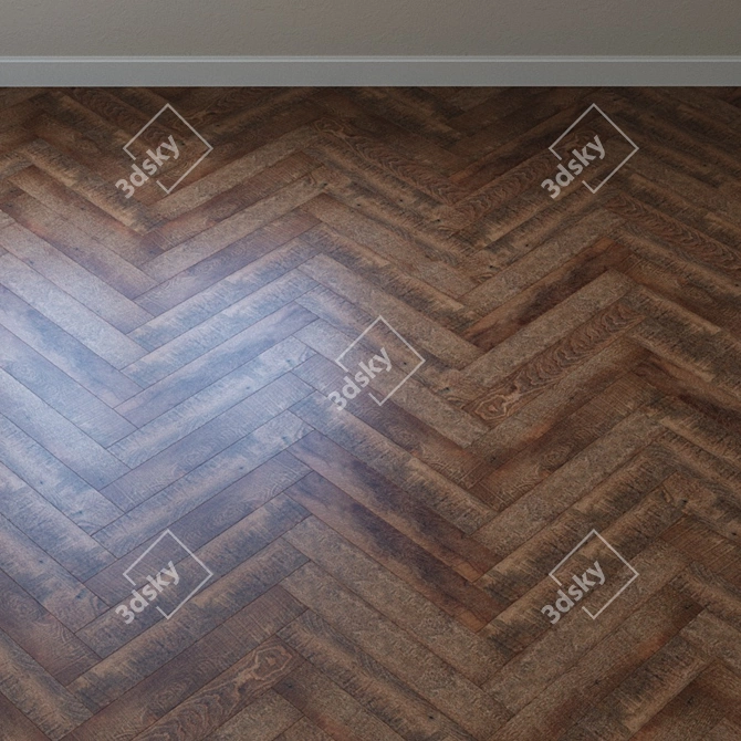 Aqua-Floor Lockable PVC Tile 3D model image 4