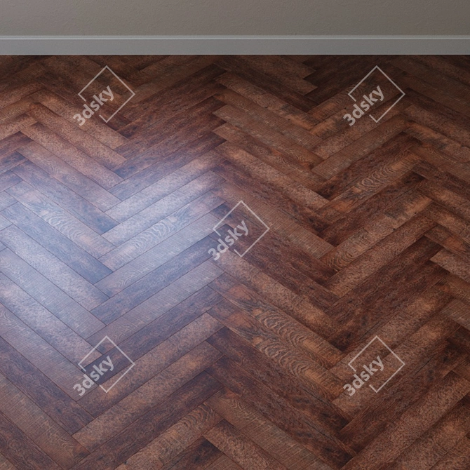 Aqua-Floor PVC Nano Locking Tile 3D model image 4