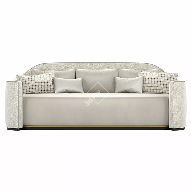 Elegant Frato Milos Sofa 3D model image 1