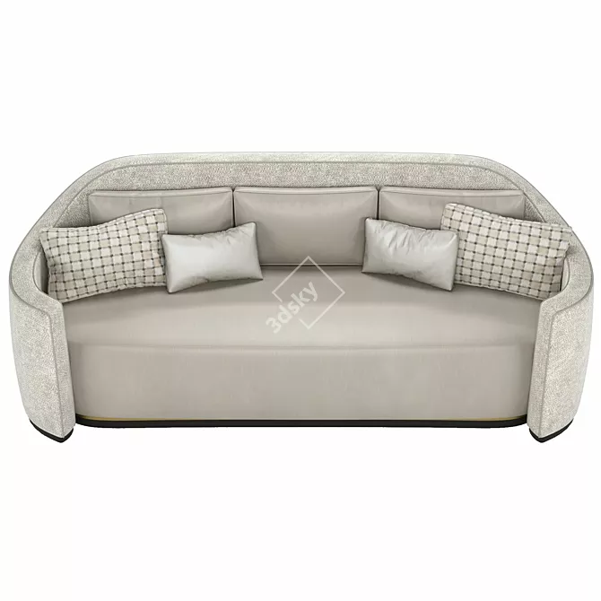 Elegant Frato Milos Sofa 3D model image 3