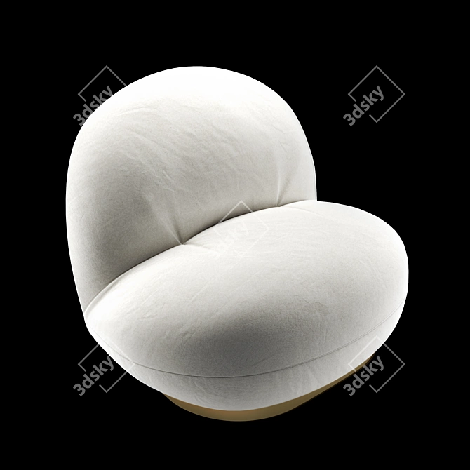 Pacha Lounge Chair: Modern Elegance & Ultimate Comfort 3D model image 8