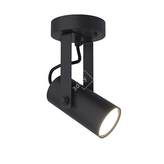 Sleek Sconce Spotlight - Pikartlights 3D model image 1