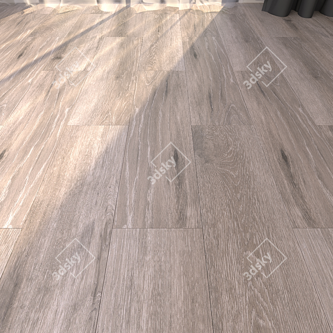 Elegant Vizon Parquet - 22x85cm 3D model image 1