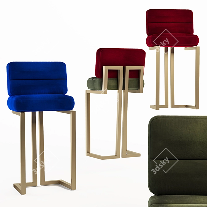  Stylish Chair Set | Modern Design 3D model image 2