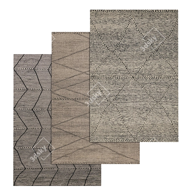 Premium 1972 Carpet Set 3D model image 2