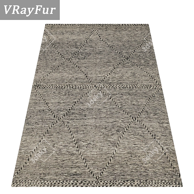 Premium 1972 Carpet Set 3D model image 3