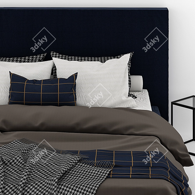 Sapphire Dream Bed 3D model image 3