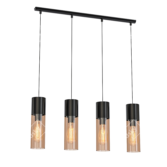 Elegant Annika Pendant Light 3D model image 1