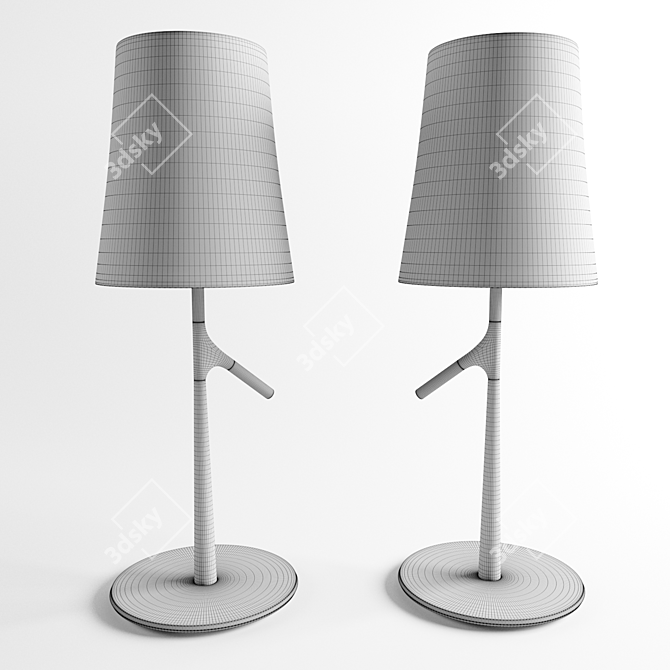 Modern Italian Birdie Table Lamp 3D model image 2