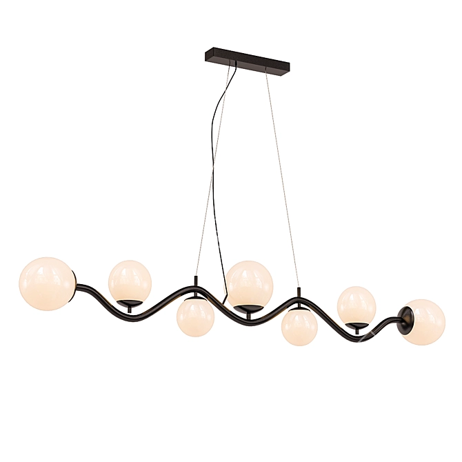 Marcella Line Pendant Light 3D model image 1