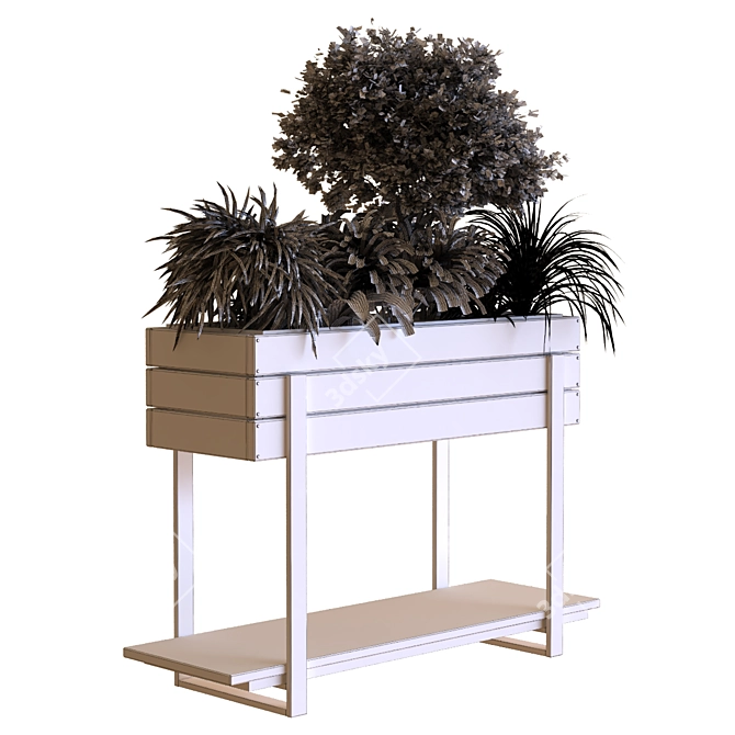 Green Oasis Tree Set: 3D File, Vray & Corona Renderer 3D model image 10