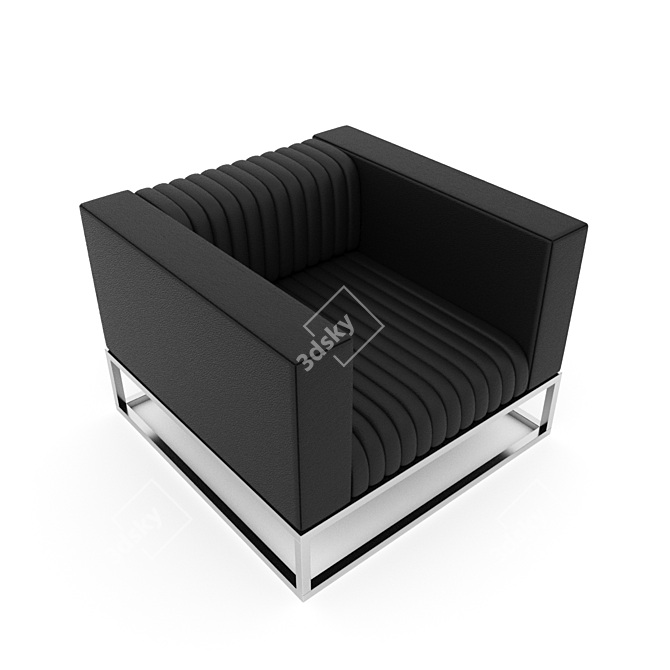 ELECTRA Office Armchair: Sleek, Stylish, Comfortable 3D model image 4