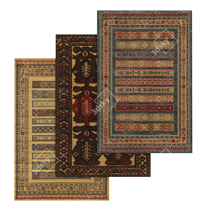 Title: 1981 Carpets Set 3D model image 1